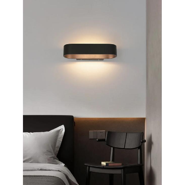 Aluminum LED Wall Lamp, Modern and Minimalist Indoor Lighting, Bedside Decorative Lamp, Corridor Wall Lamp, 12W
