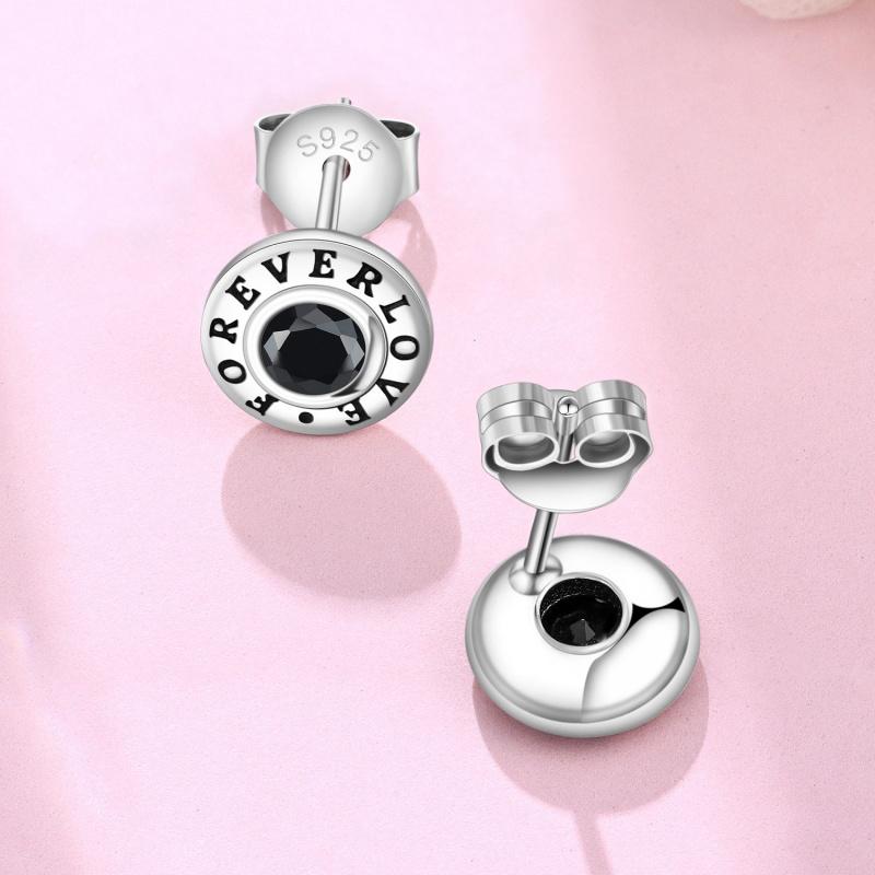 New 925 Silver Hoop Earrings Gold Silver for Women Pearl Zircon Round Simple Earrings Jewelry Women Birthday Gifts