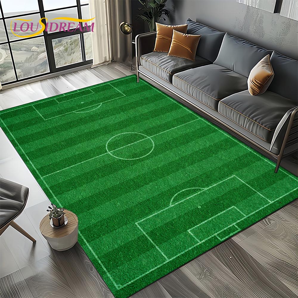 27 Style Football Field Soccer Sport Carpet Rug for Living Room Bedroom Home Sofa Decoration,Kids Area Rug Non-slip Floor Mat
