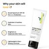 Ayumcure Niacinamide Sunscreen SPF 50 PA++++ | 50g | Broad Spectrum UVA/UVB Protection | With Niacinamide, Vitamin B5 & Vitamin F | Lightweight,