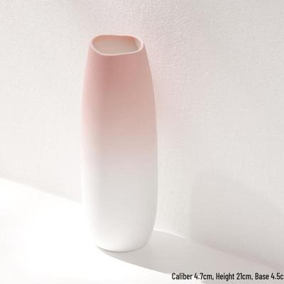 OIMG Pink Gradient Ceramic Vase