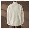 Autumn Half-Zip Collar Knit Sweater Pullover