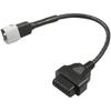 Diagnostický kabel OBD2 pro motocykly pro konektor OBD2, motocykl, motocykl, YAMAHA, HONDA, moto, OBD2, prodlužovací kabel