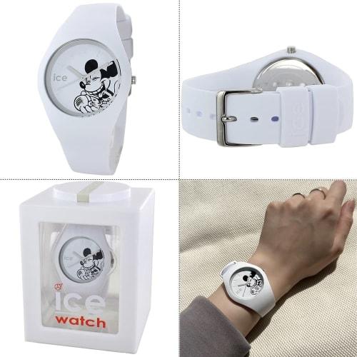 Ice Watch Pair Watches for Men and Women, Disney Collaboration, Unisex Silicone 40mm Medium Watch (No. 3 White/Red)