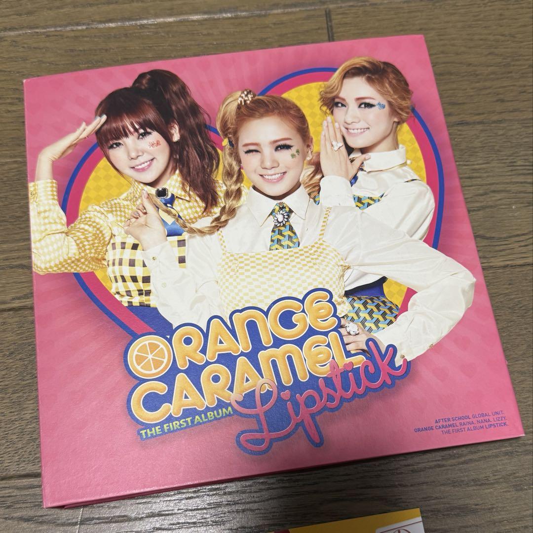 

[USED] Orange Caramel Lipstick Album CD with Trading Card