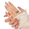 Genki Rainbow Cat Eye Flashy Blush Dopamine Handmade Wearable Nails