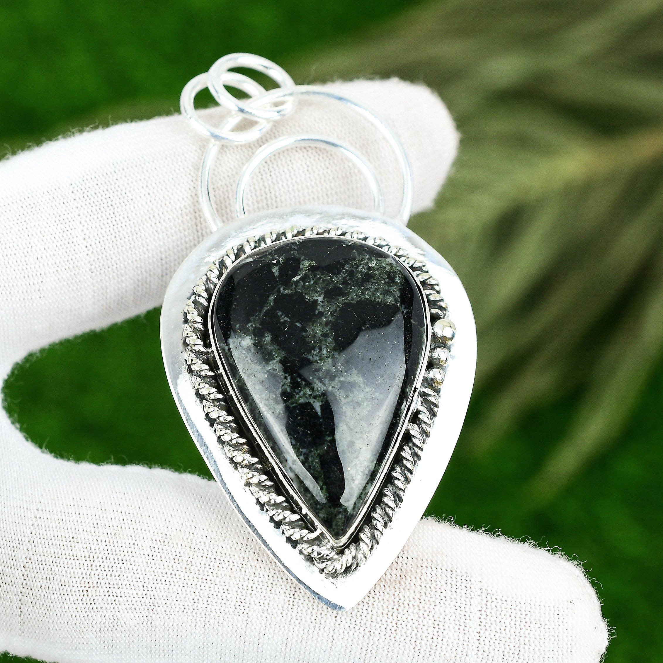 Mothers day Sale 925 Sterling Silver Star Galaxy Stone Boho New Pendant Jewelry