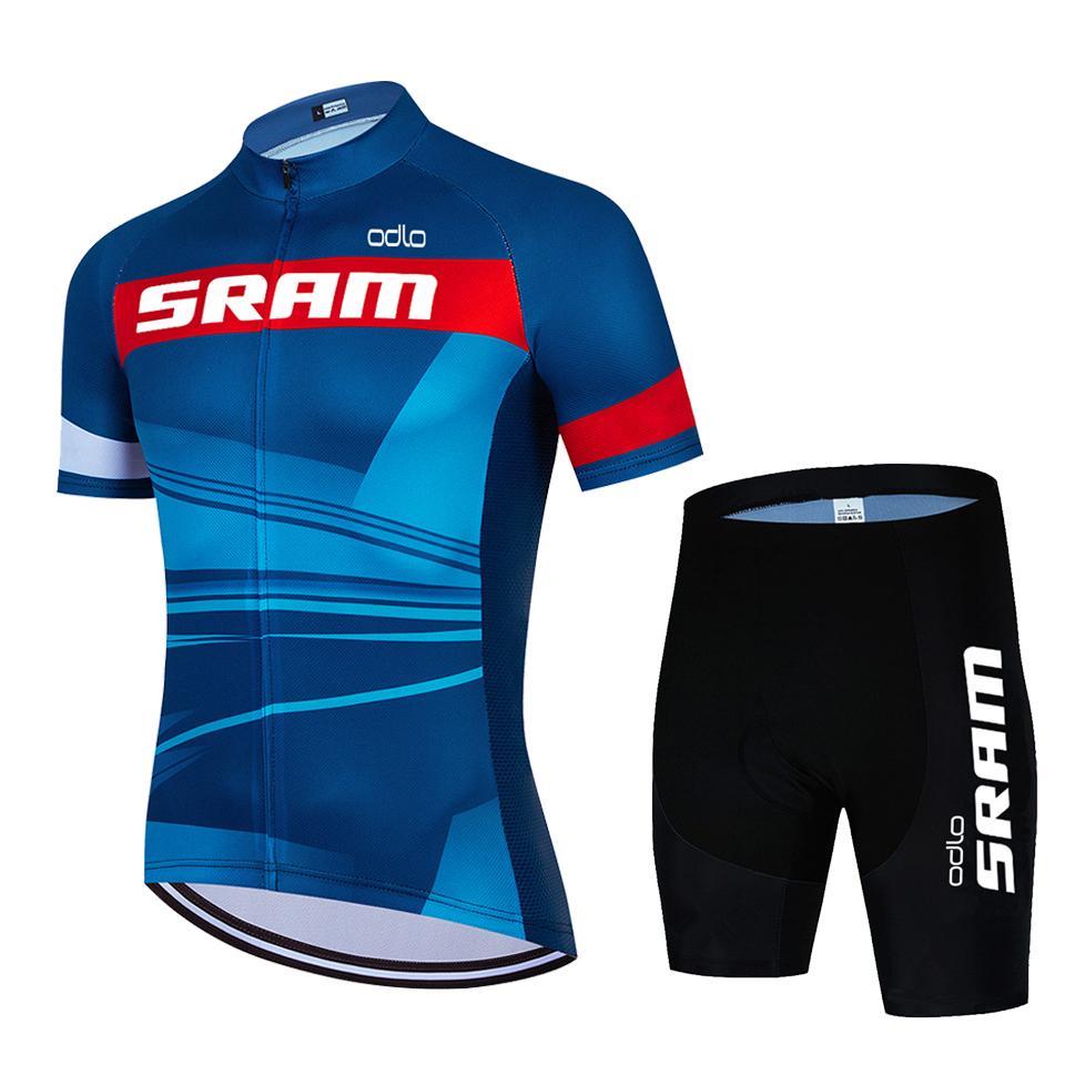 2026 SRAM Cyklistický dres Sada Letní cyklistické oblečení MTB oblečení na kolo Uniforma Maillot Ropa Ciclismo Pánský cyklistický oblek na kolo