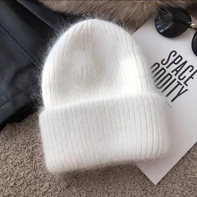 New Rabbit Fur Hat Autumn and Winter Thickened Warm Versatile Outdoor Skiing Cold Hat Ear Protection Japanese Wool Hat