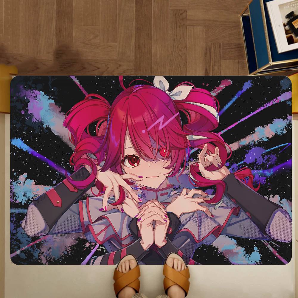 Vocaloid Teto Singer girl Floor Mat Rectangle Anti-slip Home Soft Badmat Front Door Indoor Outdoor Mat Hotel Decor Mat