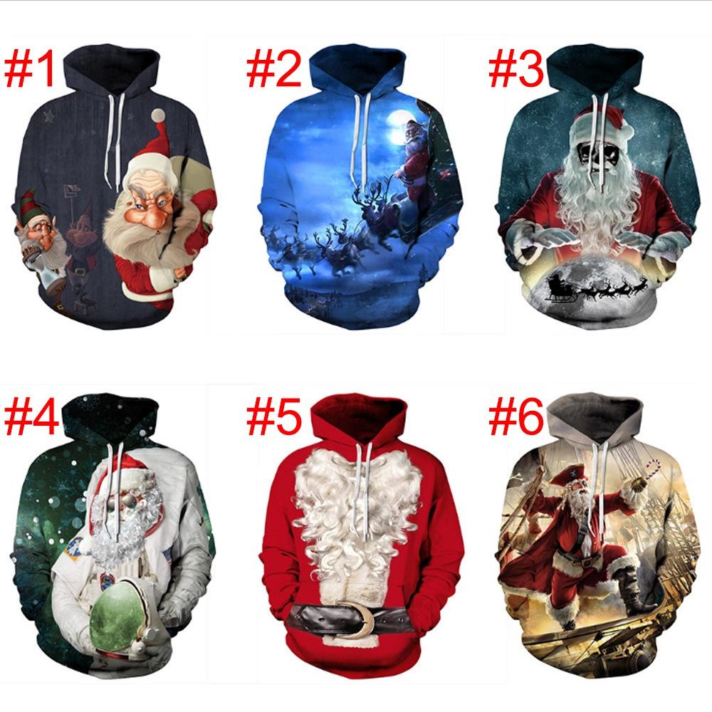 Premium Quality Ugly Xmas Christmas Sweater Santa Jacket Hoodie Pullover For All