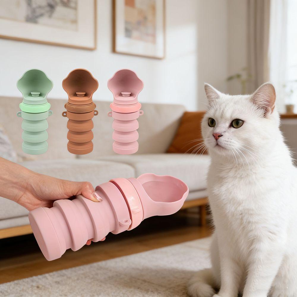 Food Grade Dog Water Cup Leak-proof Cat Water Bottle Portable Collapsible Dog Water Bottle  Hiking