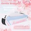 Kawasaki Badminton Bag, Large Capacity Handheld Shoulder Bag, Racket Bag, 3-Racket Capacity, A8354, Light Blue