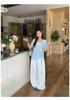 Summer 2026 Plus Size Women's Two-Piece Look Ripped Short Sleeve Slimming T-Shirt