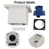 1pcs Waterproof Socket RV Modification Accessories 16A23A External Socket Waterproof Socket 220V-250V Embedded Socket