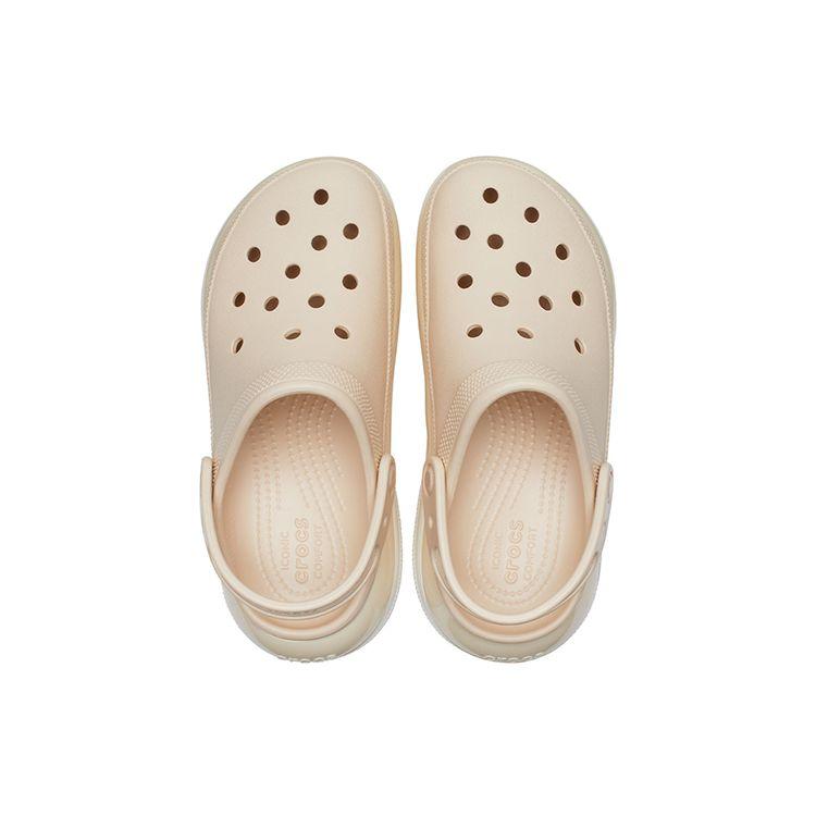 Crocs EVA Classic Light Wheel Thick Sole Sandals Women Sandals Warm-Khaki 207988-2DS