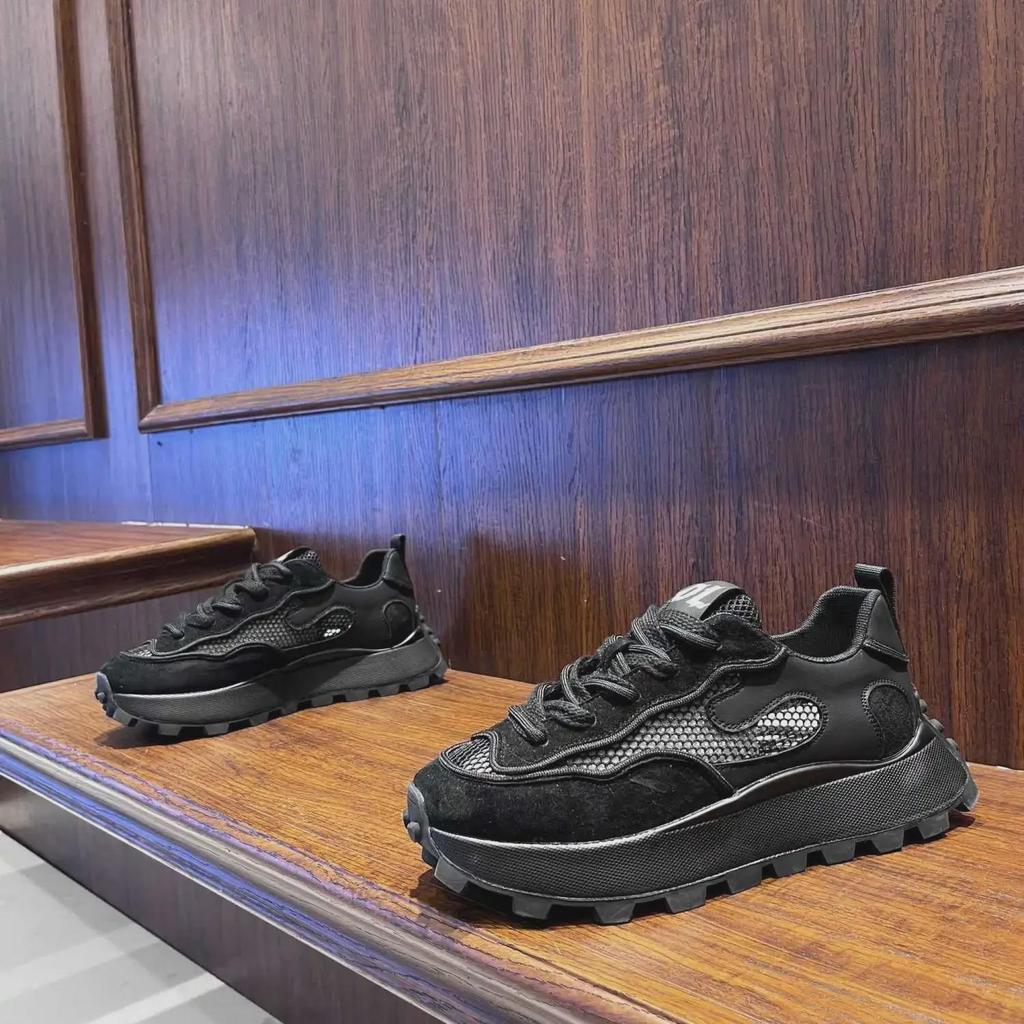 Pantofi sport casual din plasă respirabilă, din mătase glacială, vara 2025 - adidași casual moi, absorbanți de șocuri și antiderapanți