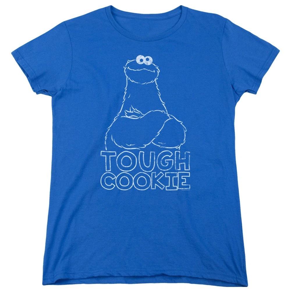 Sesame Street Tough Cookie Women s T-Shirt Officially Licensed Graphic Tee S-2XL 4XL