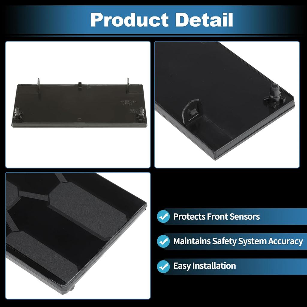 Front Grille Garnish Radar Sensor Cover for Toyota Tundra TRD PRO 2018 2019 2020 2021 Grill TSS Sensor Cover Trim No.5314134010/9018306044