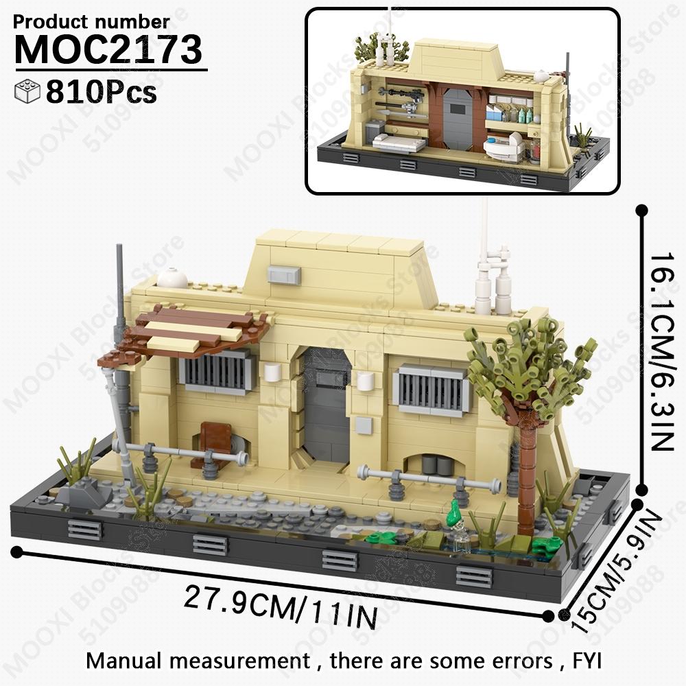 MOOXI MOC Space Wars Movie Robot Soldier Fighter Tank Weapons Battle Scene Models Bricks Building Blocks Figures Toys Kids Gifts