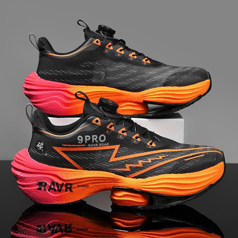 New Men'S Running Shoes Cushioning Carbon Plate Racing Marathon Athletic Shoes Comfortable Non-Slip Sports Tennis Shoes