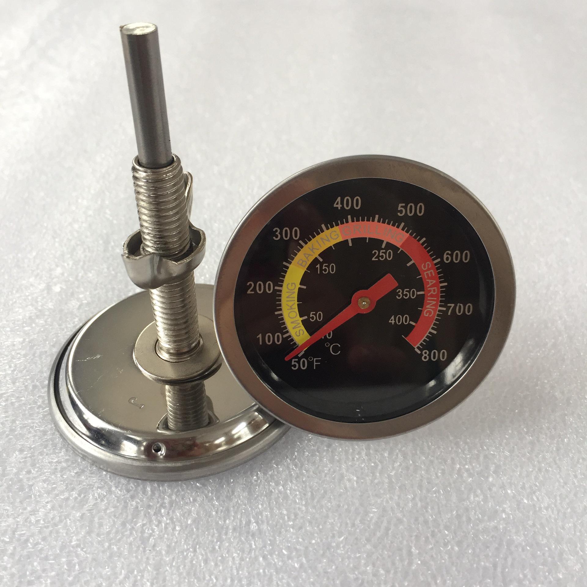 JX-8K-1 Stainless Steel Bimetallic BBQ Oven Thermometer OPPO Bag