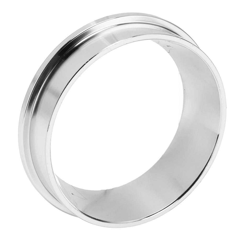 Stainless Steel Coffee Dosing Ring Dosing Funnel Replacement Aviod Mess Waste for Home Cafe Silver 57.5MM
