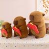 New Koi Capy Doll Plush Toys Children's Girls Gift Good Luck Koi Kapibala Doll