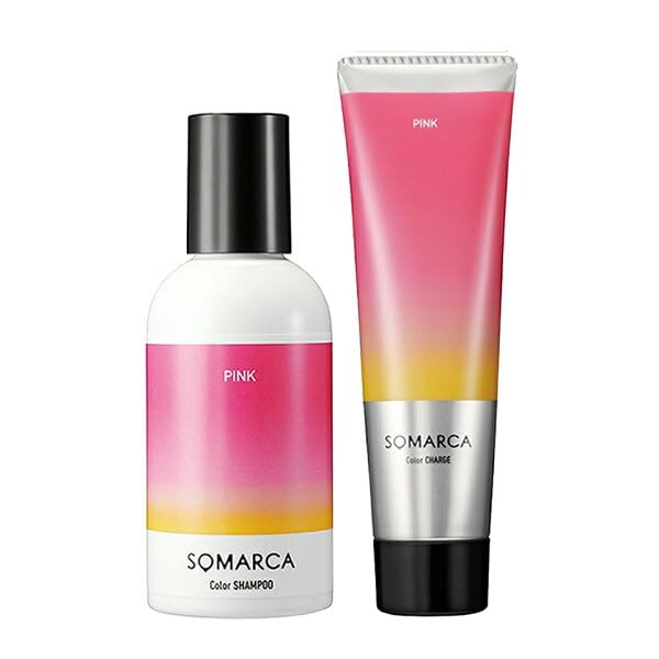 

Hoyu Somarka Color Shampoo 150 мл Color Charge 130 г Набор + [Розовый]