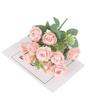 Chrysanthemum & Rose Artificial Flower Bunch for Outdoor Decor and Wedding Arrangements