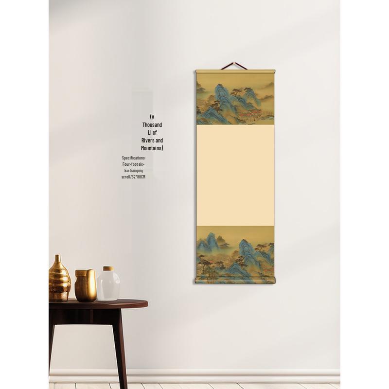 Blank Xuan Paper Scroll for Calligraphy and Painting - Zen Thousand Miles Hanging