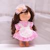 Spain Mia Doll Clothes: 24cm Striped Maid Dress-up Set