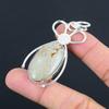 Sisters Day Deal Natural Polychrome Jasper 925 Sterling Silver Ethnic Pendant