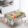Cupcake Gourmet Tablecloth Waterproof Rectangle  Wedding Party Decor Restaurant Table Kitchen Home