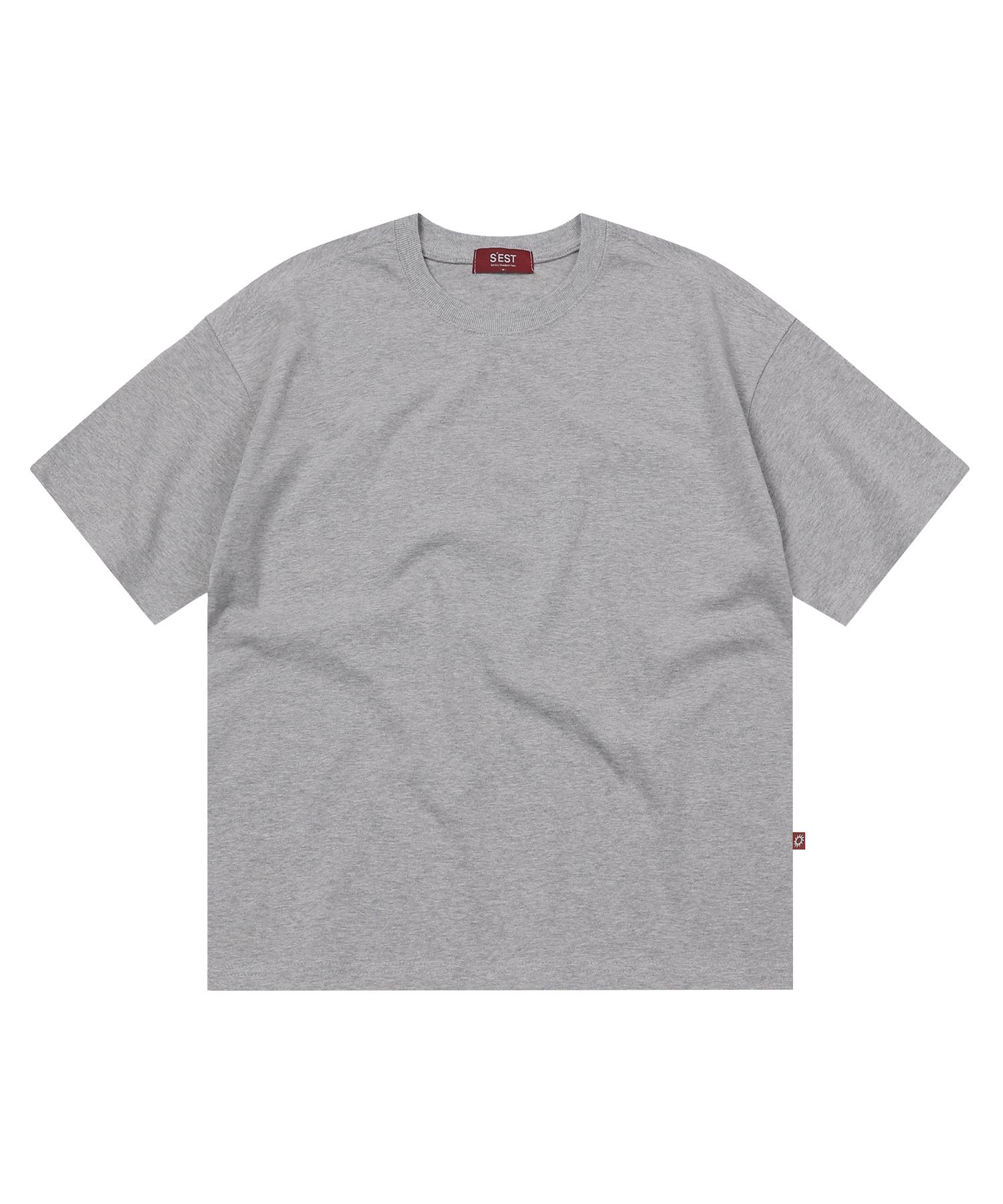 Siest Bio Washing Crop T-Shirts Gray Gray/L