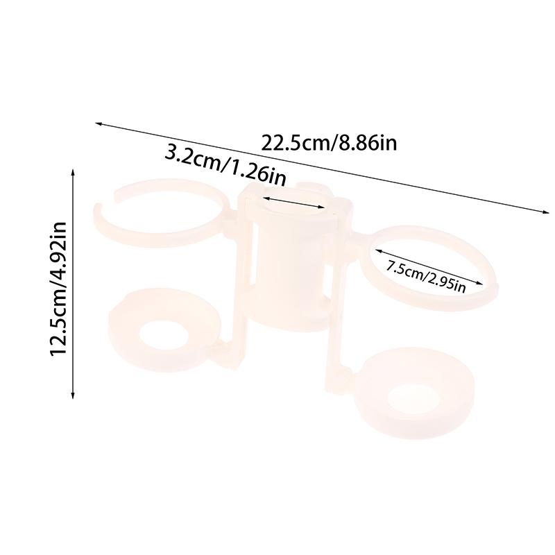 1 stk Strandparasoll Drikkeholder Brakett Bærbar Koppbrett Utendørs Parasoll Vannkoppholder Lekkasjesikker Koppholder Campingutstyr