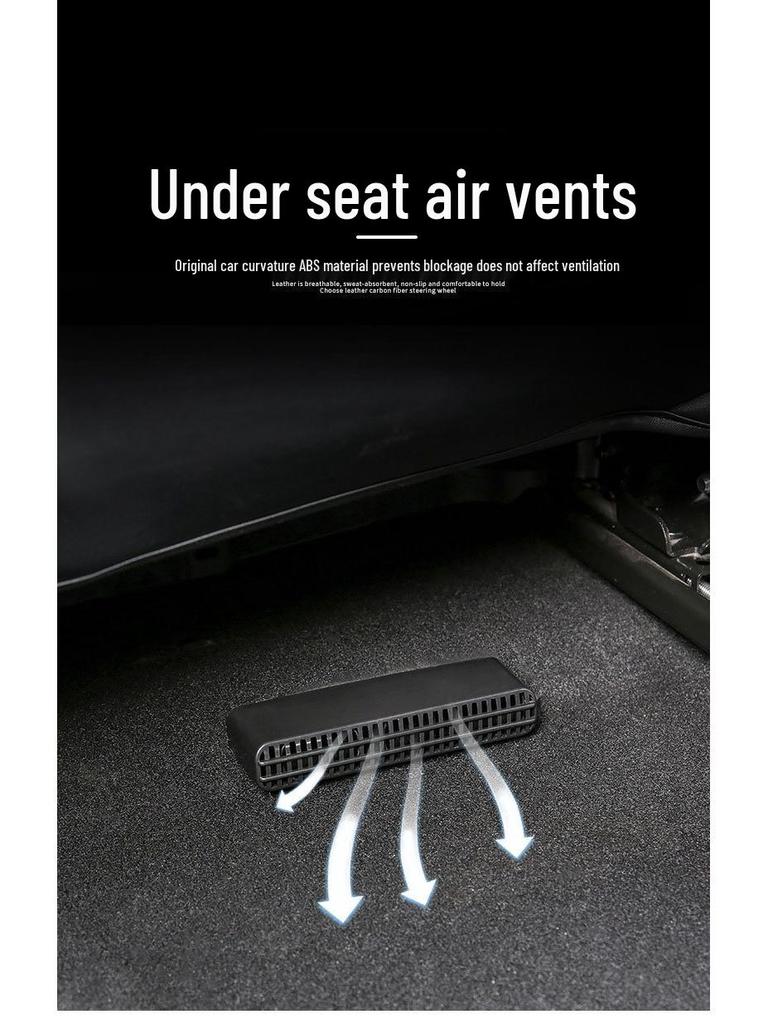 Highlander Under-Seat Air Vent Dust Cover Modification