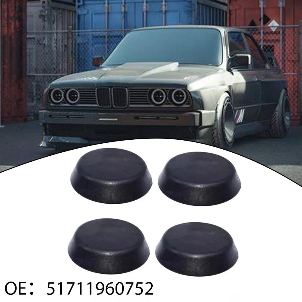 4 STÜCKE ABS Schwarz Unter Auto Hebe Pads 51711960752 Für BMW E36 318I 325I Für E46 X3 Autos Lift Verschleiß-beständig matte