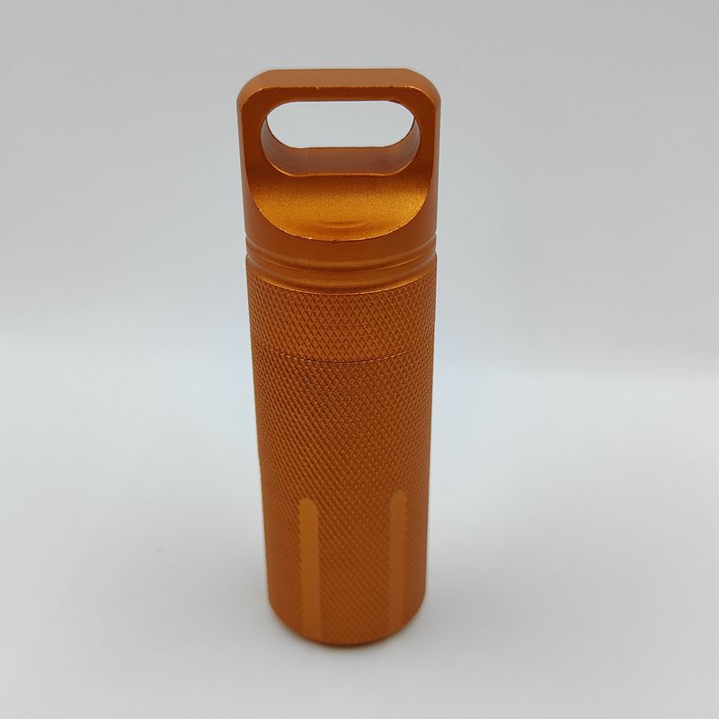 New Alloy EDC Seal Bottle Airtight Case, Outdoor Tools Capsule Holder & Storage Container