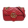 [Pre-Owned] GG Marmont Matelassé Mini Bag 'Red' - Very Good #1DI4RBN