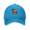 Vintage God Bless Pope Leo Baseball Caps Men Women Distressed Cotton Headwear American Outdoor Workouts Unstructured Soft Cap
