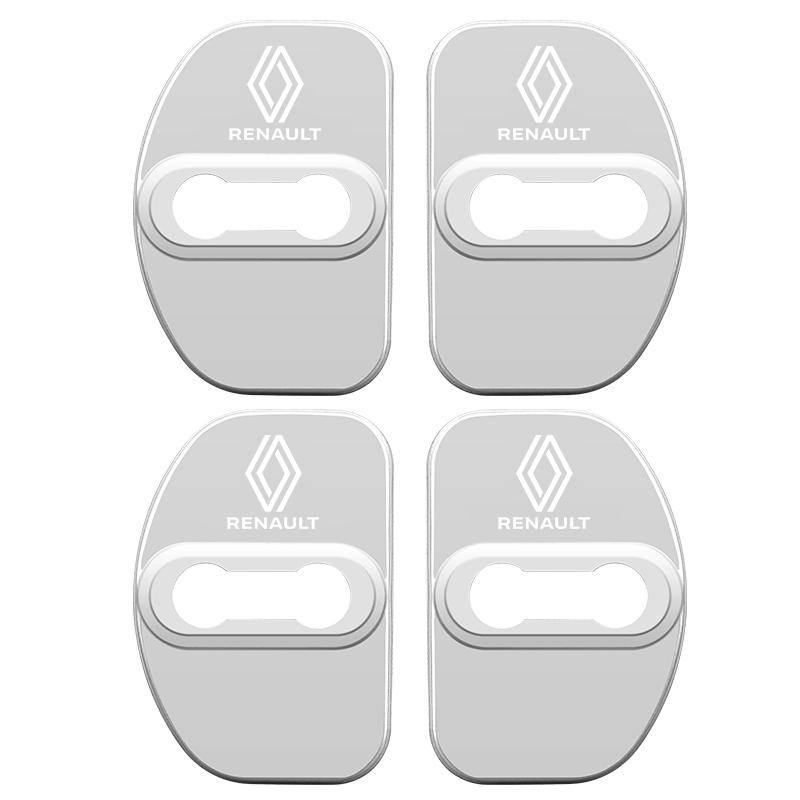 For Renault 2026 New Hub Caps Car Styling Door Lock Cover Emblems Case For Renault koleos duster megane 2 logan clio Kadjar Car
