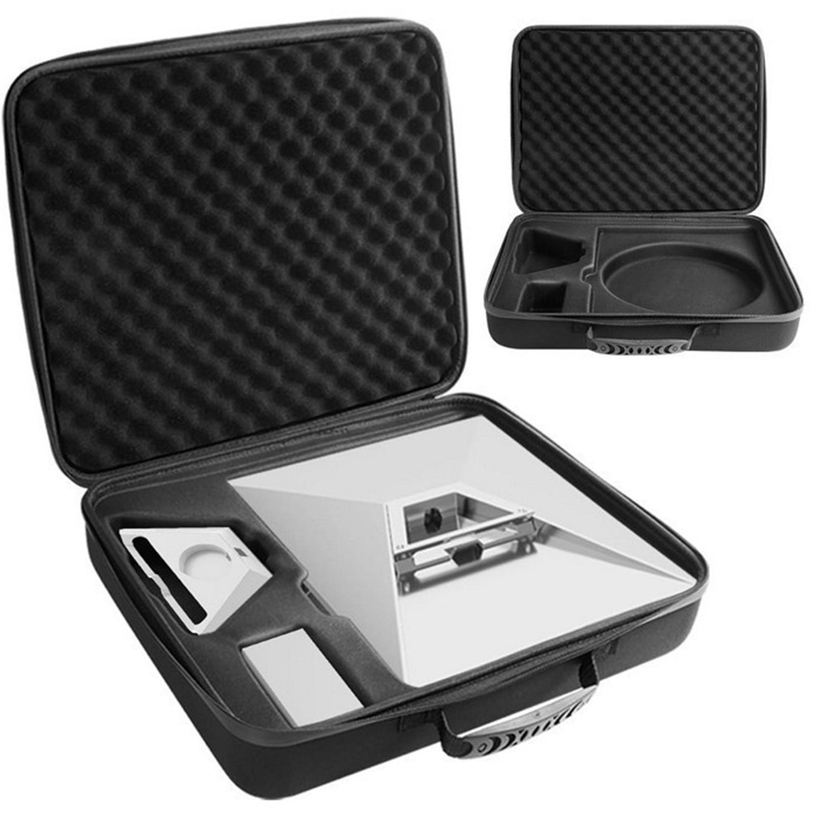 Hard Carrying Case with Handle Waterproof Black Storage Bag Multiple Compartments Carrying Bag for Starlink Mini Accessories