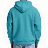 Men's Casual Color Zipper Long Sleeve Hooded Sweatshirt, Everyday Zipper Casual Long Sleeve T-Shirt