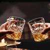 330ml or 350ml Creative Whiskey Glass Long Island Iced Tea Cup Cocktail Mojito Glasses Carved Foreign Wine Glass Camping Cooking