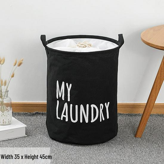 

Japanese Folding Waterproof Laundry Basket for Bathroom - Large Fabric Toy & Clothes Bin