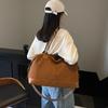 Casual Solid Travel Tote Bag 2025 High Quality Leather Shoulder Bags for Women Large Capacity Fashion Commuting Crossbody Bags