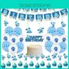 Vibrant Blue's Clues Kids Themed Birthday Party Decor Set With Happy Birthday Banner And Balloons