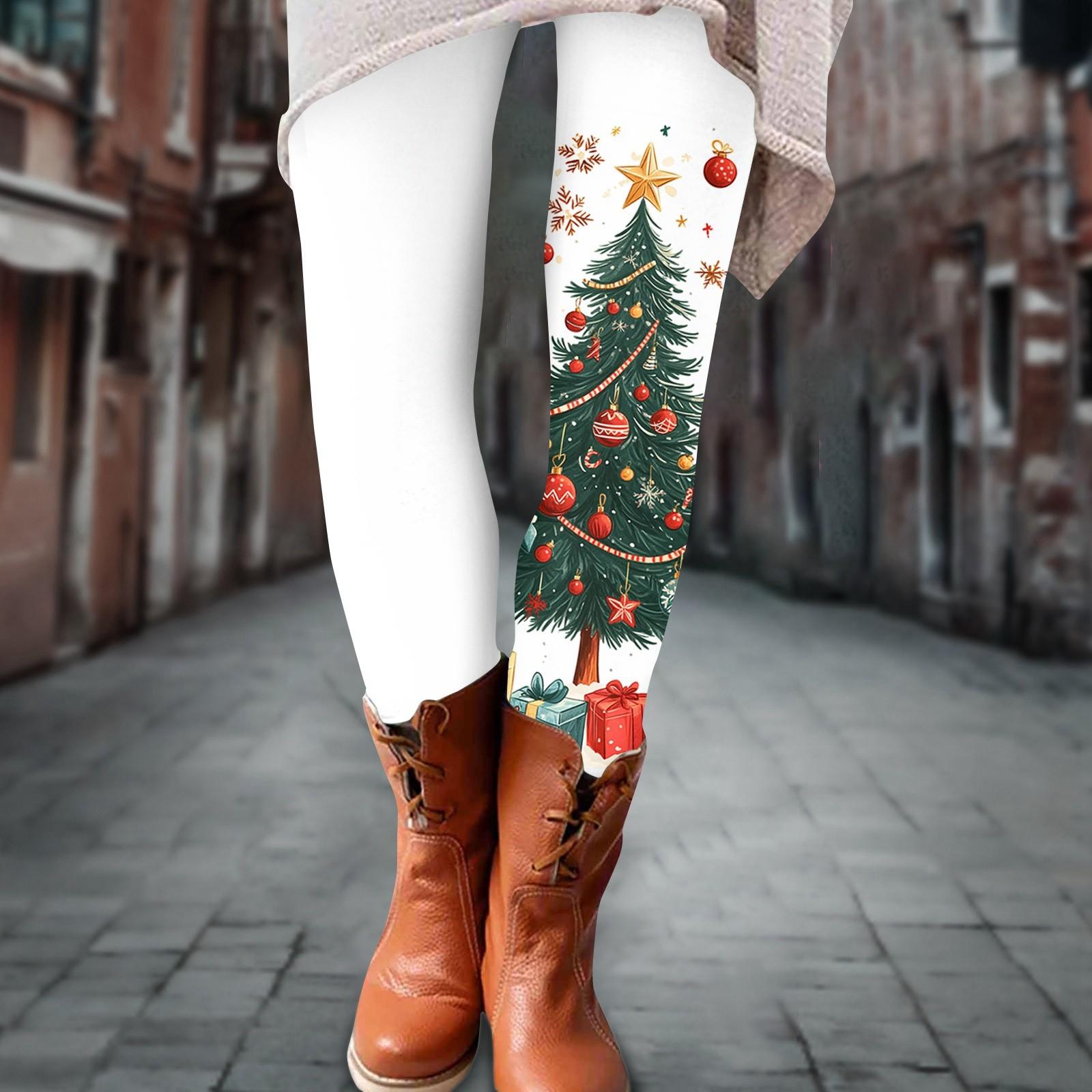 

Женские брюки, эластичные мягкие хлопковые леггинсы с принтом, повседневные домашние пижамы XL белый