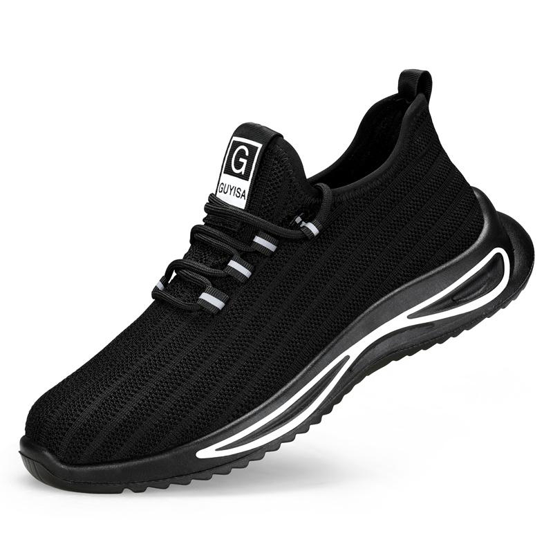 Latest 2025 Fashion Men Work Safety Shoes Lightweight Steel Toe Indestructible Male Boots Sneakers Outdoor Construction Footwear